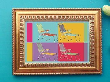 Spaghetti arredamento da giardino